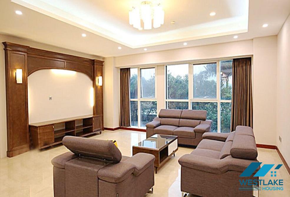 A beautiful, bright 4 bedroom apartment for rent in Ciputra, Tay Ho, Ha Noi
