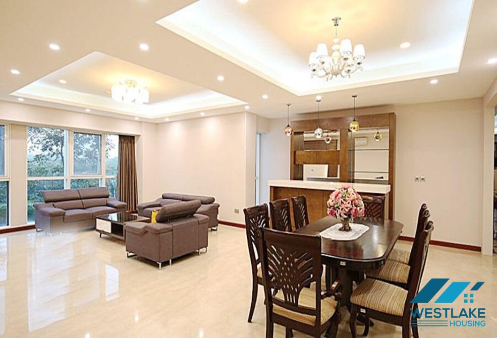 A beautiful, bright 4 bedroom apartment for rent in Ciputra, Tay Ho, Ha Noi