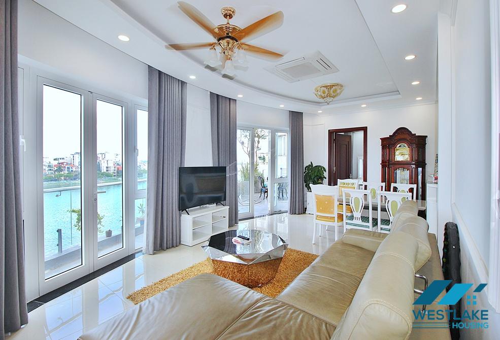 Amazing lake view one bedroom apartment for rent in Tay Ho, Ha Noi