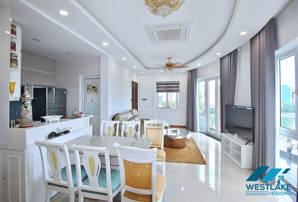 Amazing lake view one bedroom apartment for rent in Tay Ho, Ha Noi