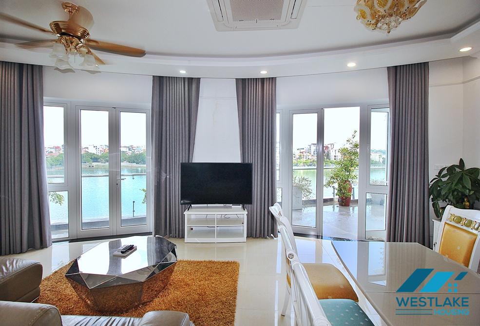 Amazing lake view one bedroom apartment for rent in Tay Ho, Ha Noi