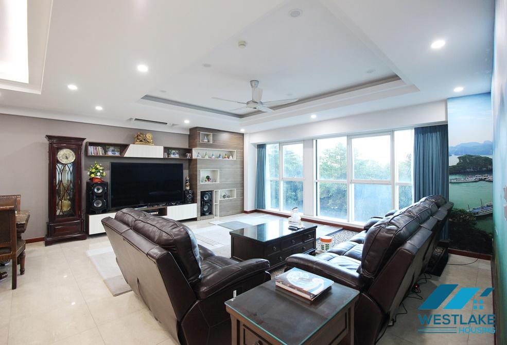 Splendid 4 bedroom apartment for rent in Ciputra Condo Apartment Building, Tay Ho, Ha Noi