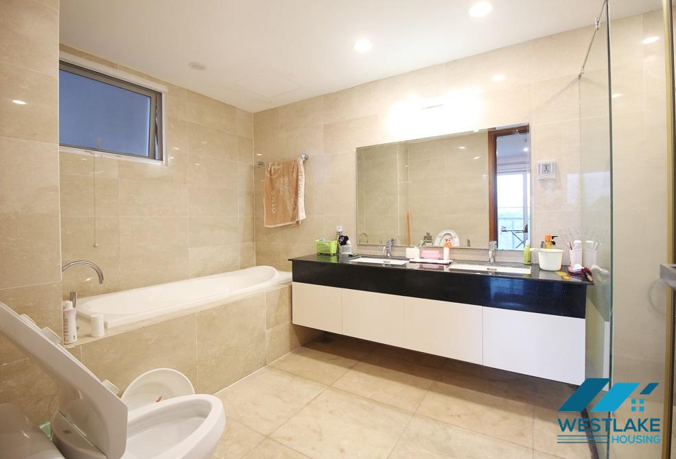 Splendid 4 bedroom apartment for rent in Ciputra Condo Apartment Building, Tay Ho, Ha Noi