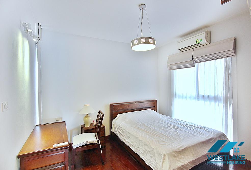 Bright, spacious apartment for rent on Au Co street, Tay Ho, Ha Noi