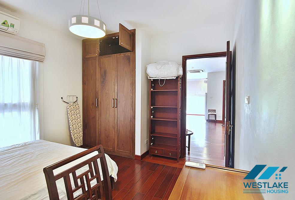 Bright, spacious apartment for rent on Au Co street, Tay Ho, Ha Noi