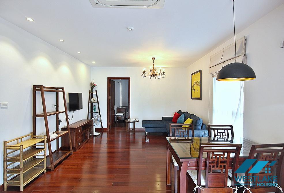 Bright, spacious apartment for rent on Au Co street, Tay Ho, Ha Noi