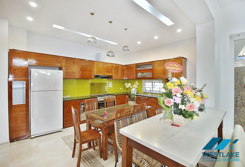 A spacious 5 bedroom house for lease in Tay Ho, Ha Noi
