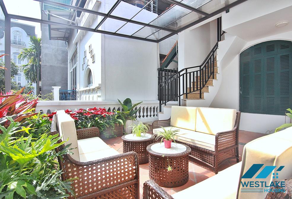 A beautiful renovated villa for rent in Dang Thai Mai, Tay Ho
