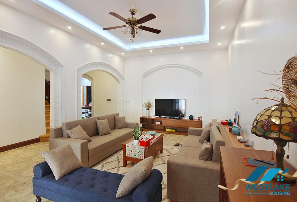 A beautiful renovated villa for rent in Dang Thai Mai, Tay Ho