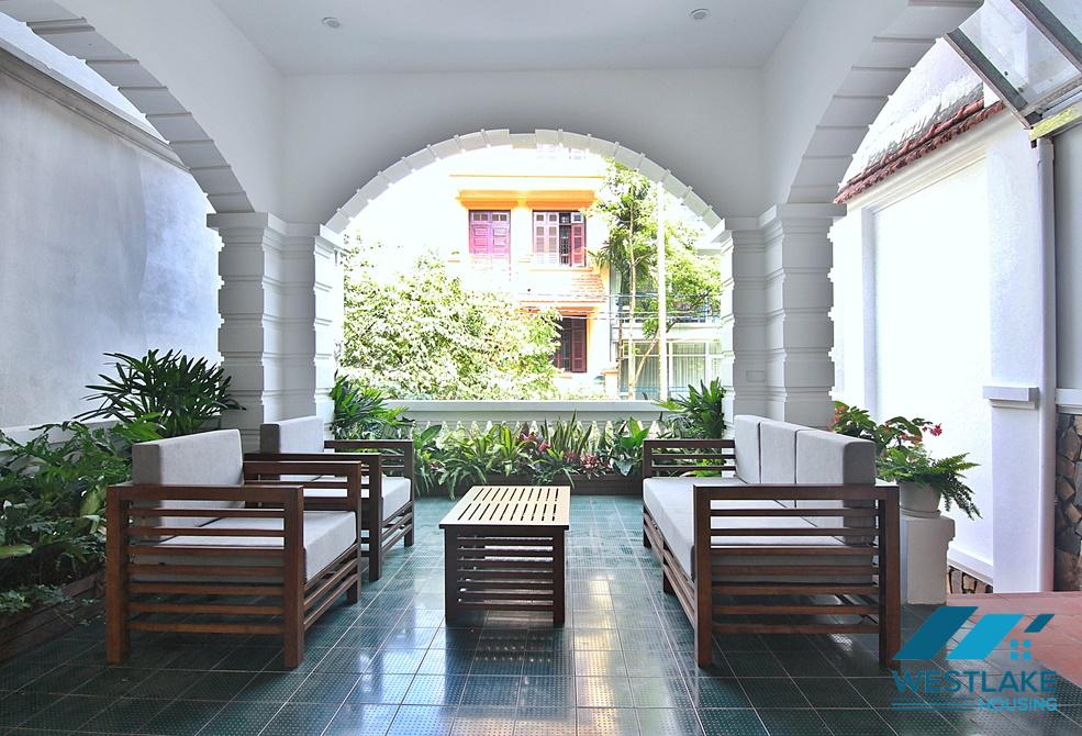 A beautiful renovated villa for rent in Dang Thai Mai, Tay Ho