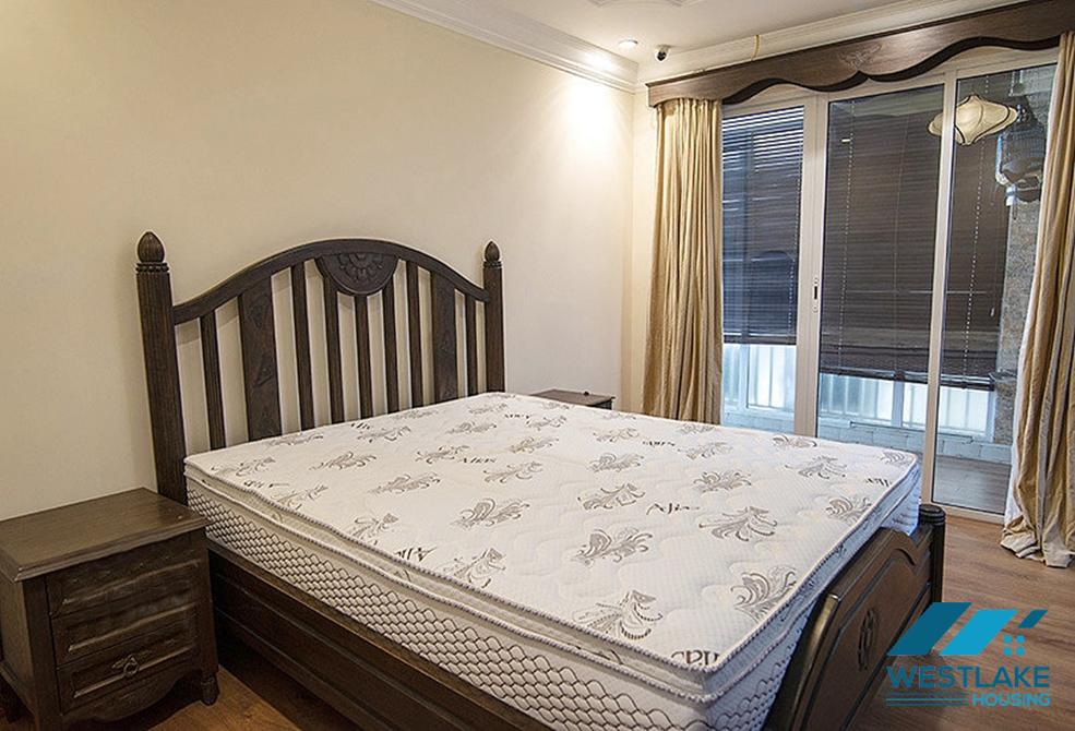 Golf and lake view 4 bedroom apartment for rent in L1 building, Ciputra, Tay Ho