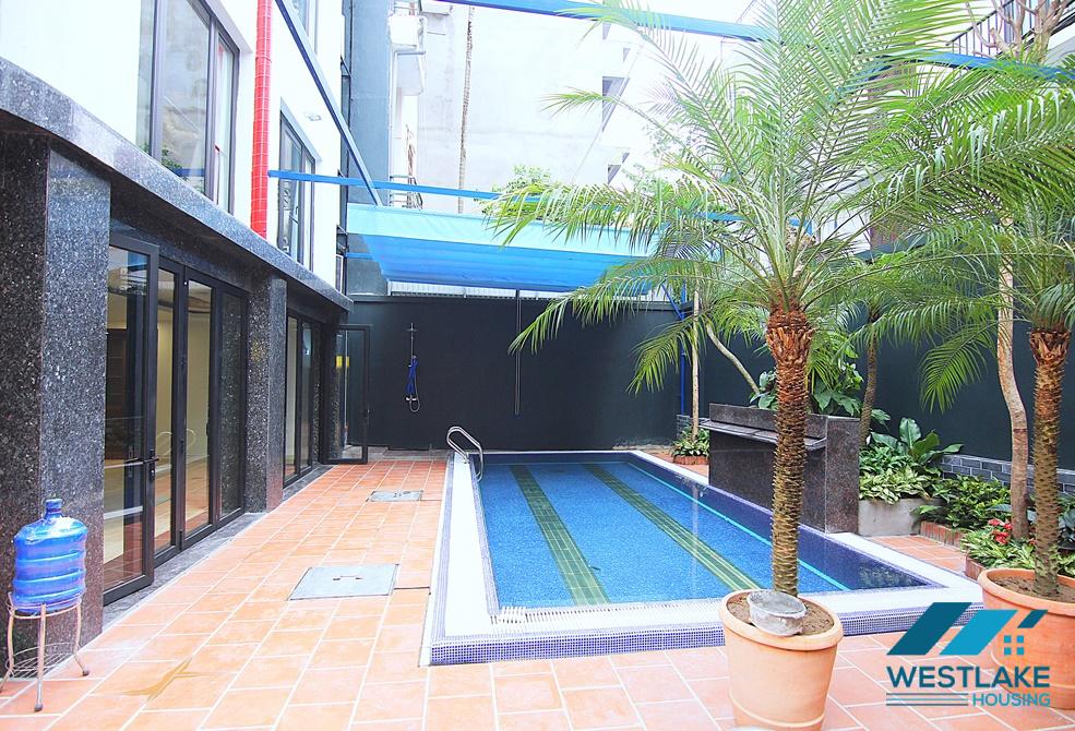 A duplex apartment with swimming pool for rent in Tay Ho, Ha Noi