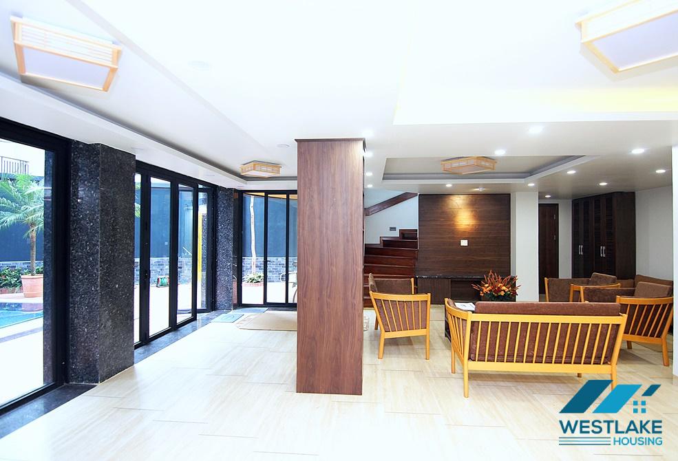 A duplex apartment with swimming pool for rent in Tay Ho, Ha Noi