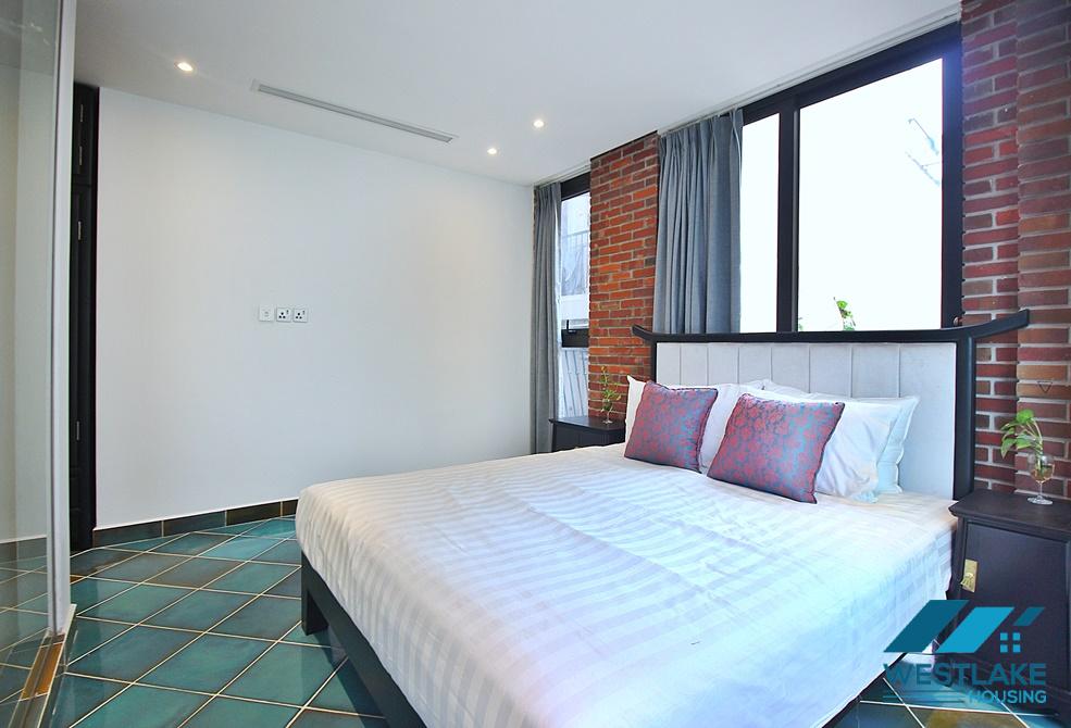 An unique style 4 bedroom apartment for rent in Tay Ho, Ha Noi