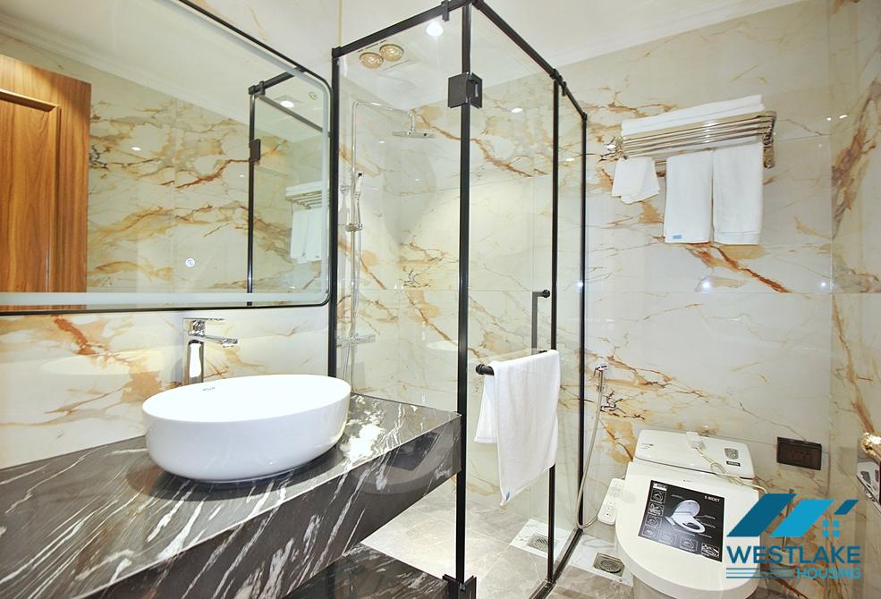 High floor and brand new 4 bedrooms apartment for rent in Tay Ho, Ha Noi