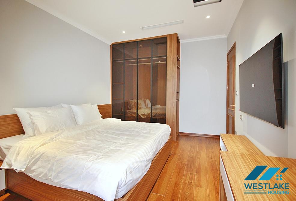 Morden and high floor 3 bedrooms apartment for rent in Tay Ho, Ha Noi