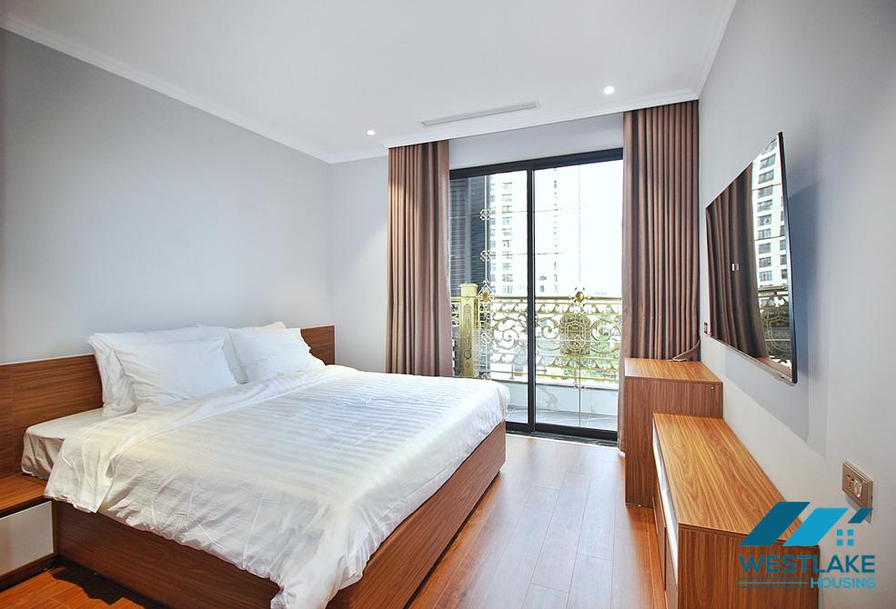 Morden and high floor 3 bedrooms apartment for rent in Tay Ho, Ha Noi
