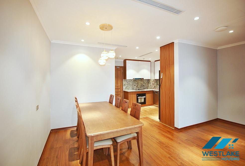 Morden and high floor 3 bedrooms apartment for rent in Tay Ho, Ha Noi