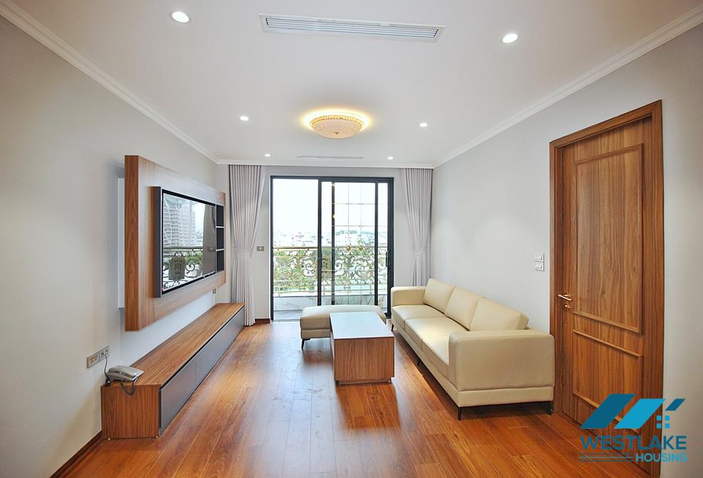 Morden and high floor 3 bedrooms apartment for rent in Tay Ho, Ha Noi