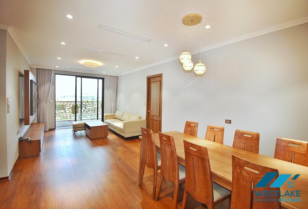 Morden and high floor 3 bedrooms apartment for rent in Tay Ho, Ha Noi