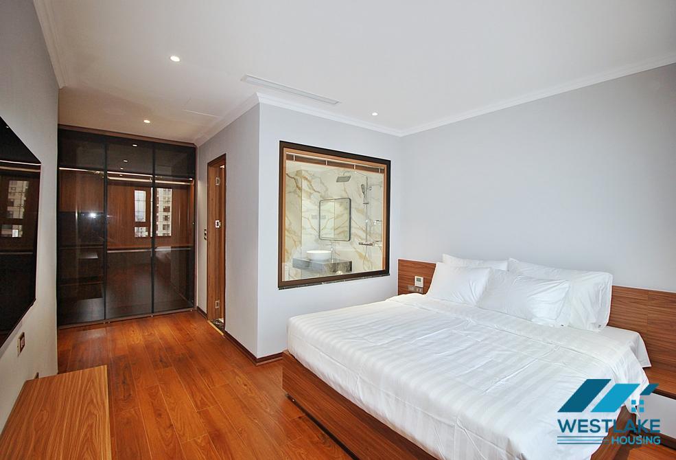Morden and high floor 3 bedrooms apartment for rent in Tay Ho, Ha Noi