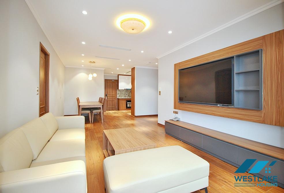 Morden and high floor 3 bedrooms apartment for rent in Tay Ho, Ha Noi