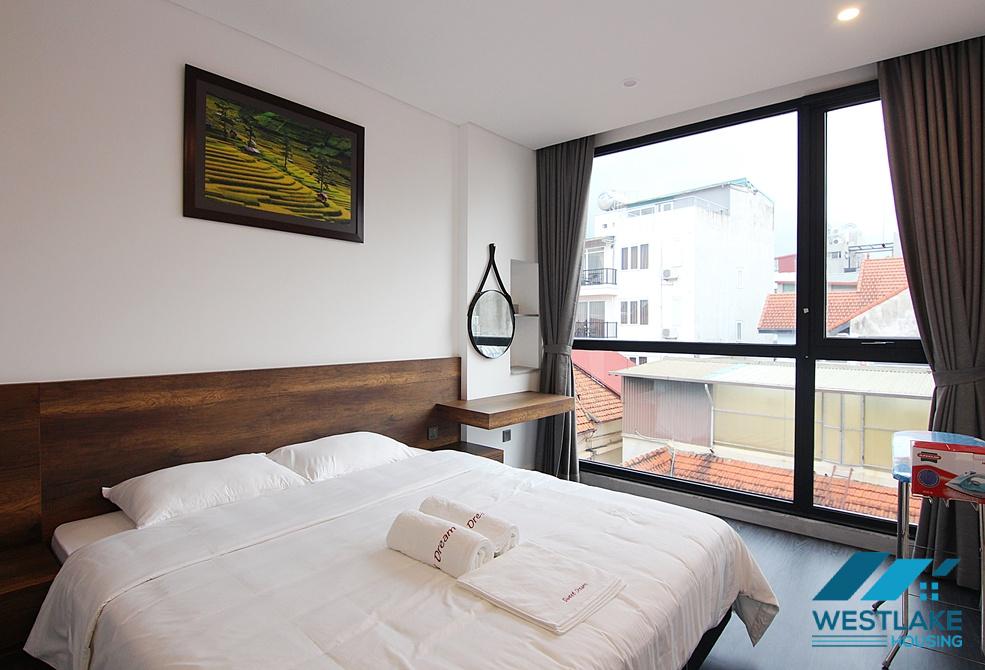 A modern and bright one bedroom apartment for rent in To Ngoc Van area, Tay Ho, Ha Noi