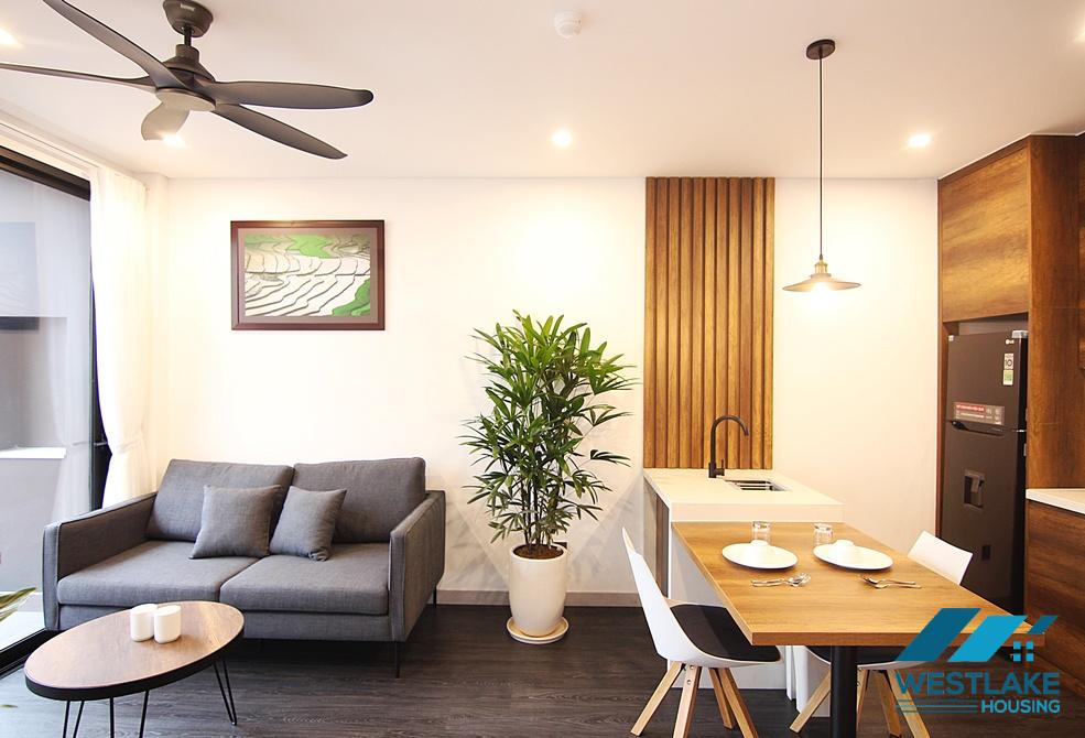 A modern and bright one bedroom apartment for rent in To Ngoc Van area, Tay Ho, Ha Noi