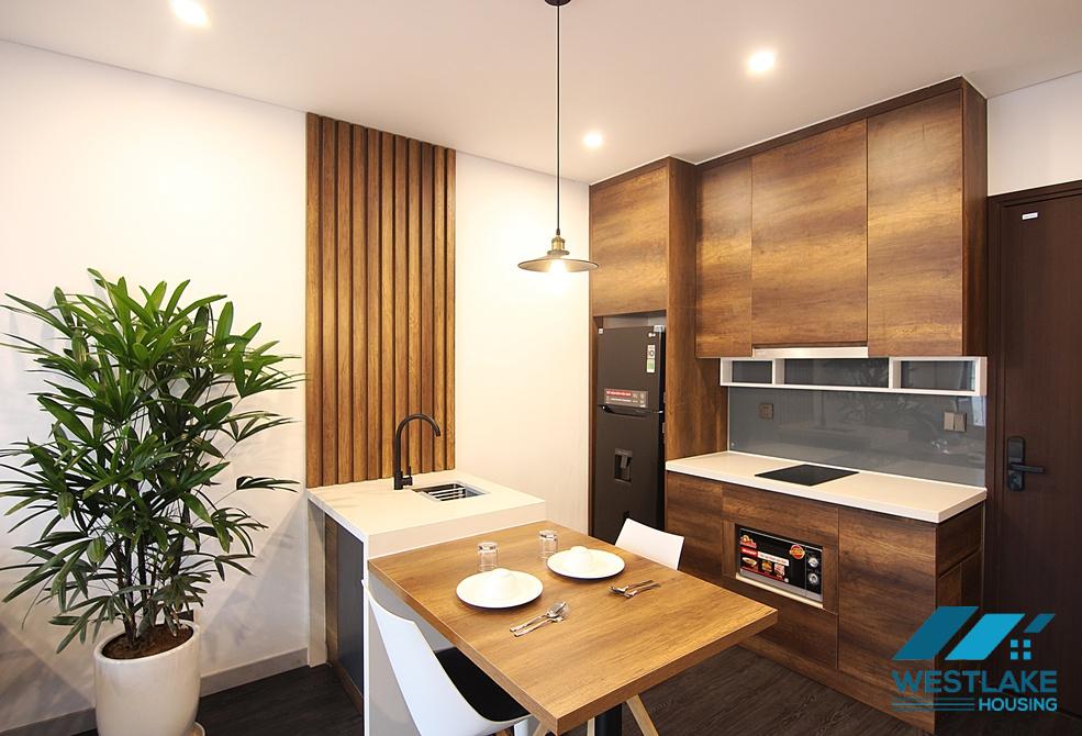 A modern and bright one bedroom apartment for rent in To Ngoc Van area, Tay Ho, Ha Noi