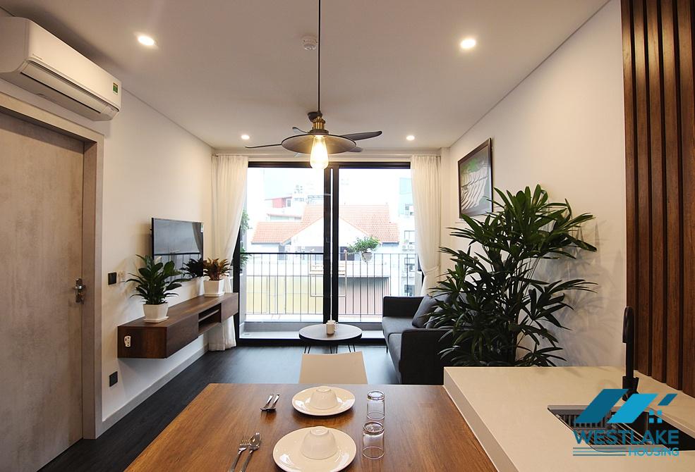 A modern and bright one bedroom apartment for rent in To Ngoc Van area, Tay Ho, Ha Noi