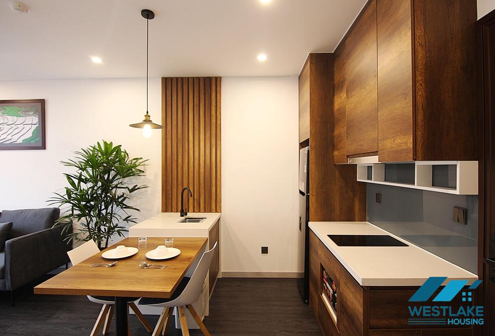 A modern and bright one bedroom apartment for rent in To Ngoc Van area, Tay Ho, Ha Noi