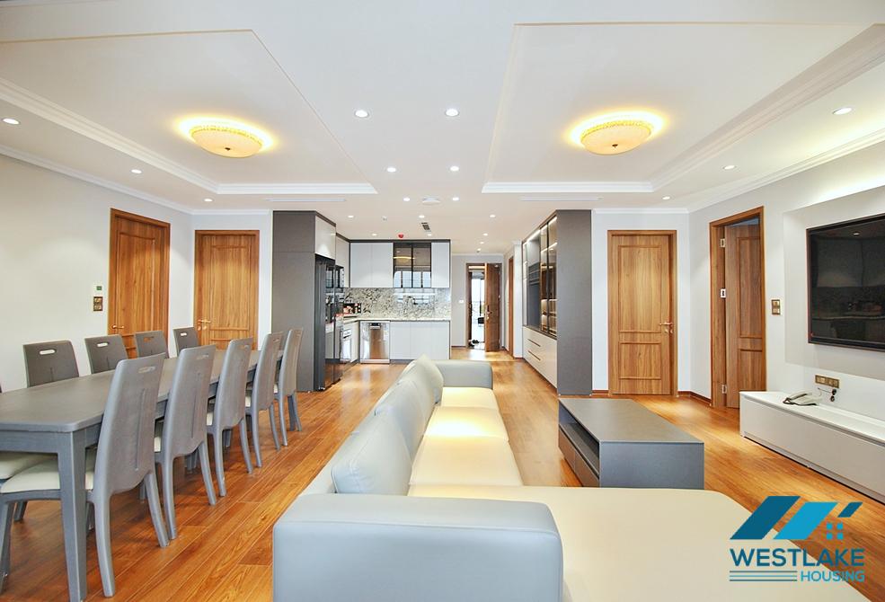 Morden and new 4 bedrooms apartment for rent in Tay Ho, Ha Noi, Viet Nam