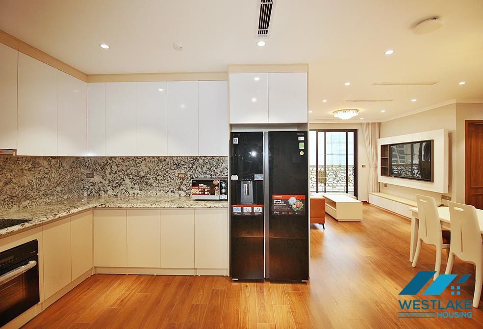 Bright and cozy 3 bedrooms apartment for rent in Tay Ho, Ha Noi