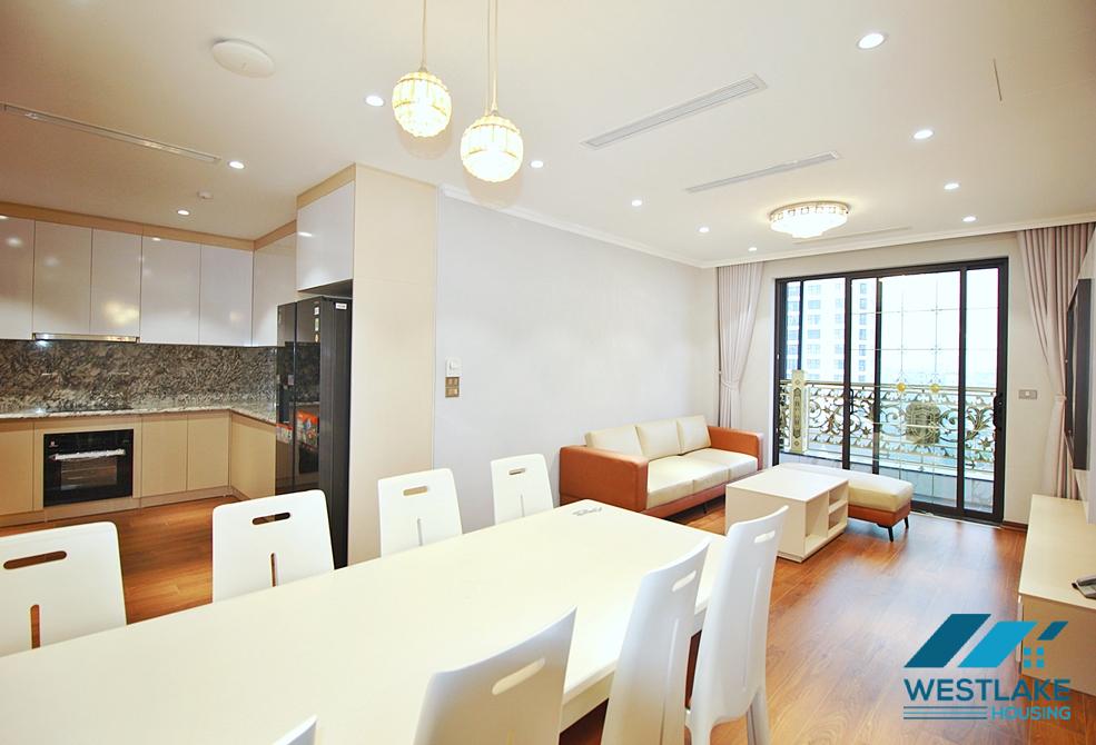 Bright and cozy 3 bedrooms apartment for rent in Tay Ho, Ha Noi