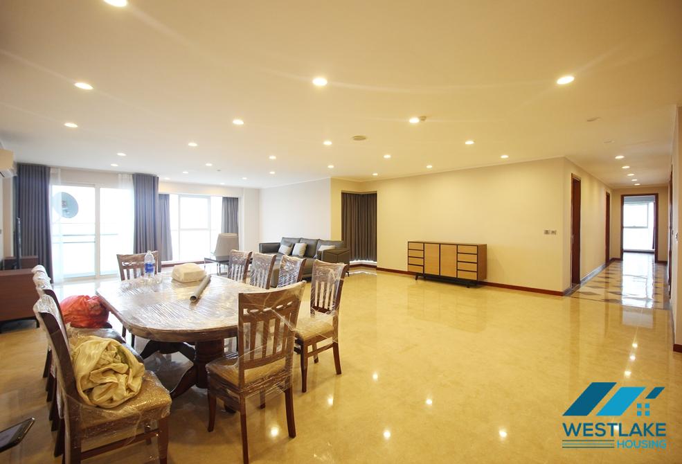 An excellent 4 bedroom apartment for rent in Ciputra L Tower, Tay Ho, Ha Noi