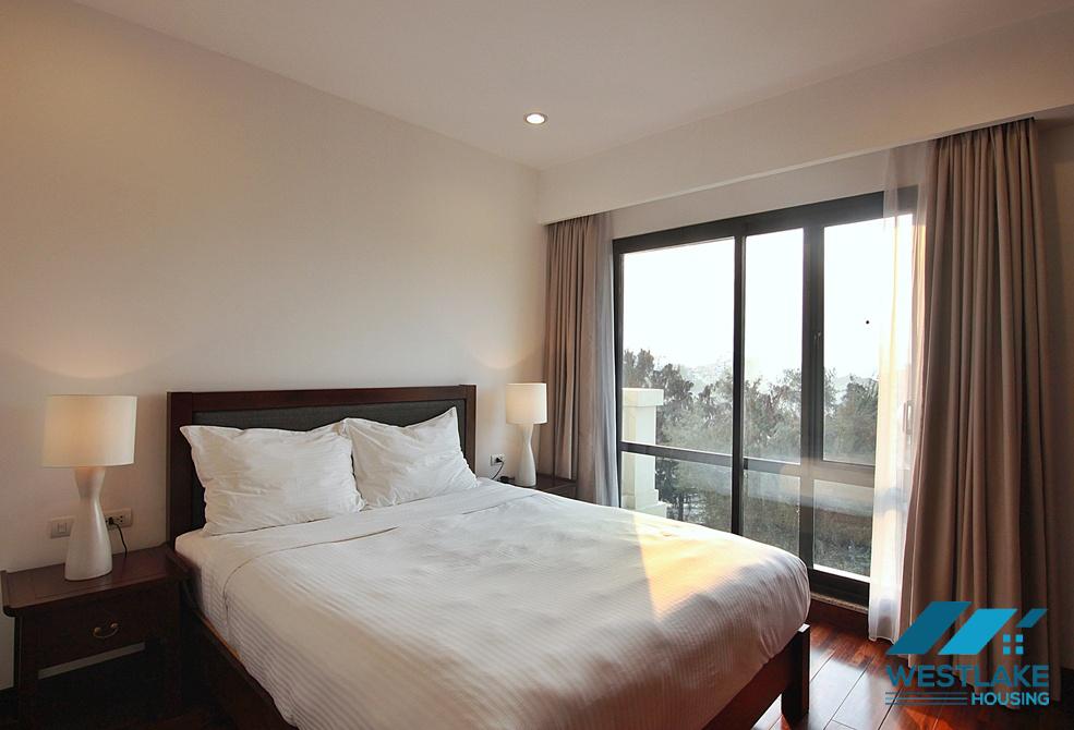 A gorgeous and spacious 03 bedrooms serviced apartment for rent in Dang Thai Mai, Tay Ho, Ha Noi