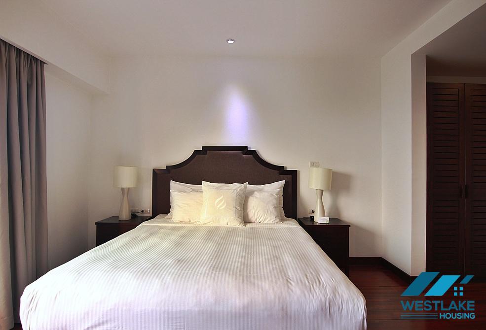A gorgeous and spacious 03 bedrooms serviced apartment for rent in Dang Thai Mai, Tay Ho, Ha Noi