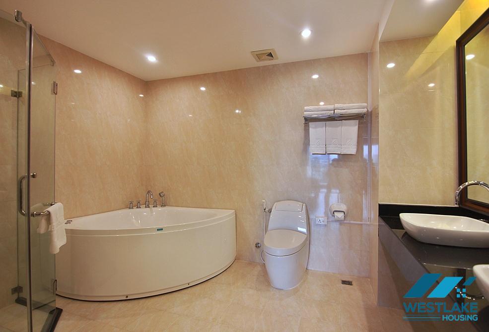 A gorgeous and spacious 03 bedrooms serviced apartment for rent in Dang Thai Mai, Tay Ho, Ha Noi