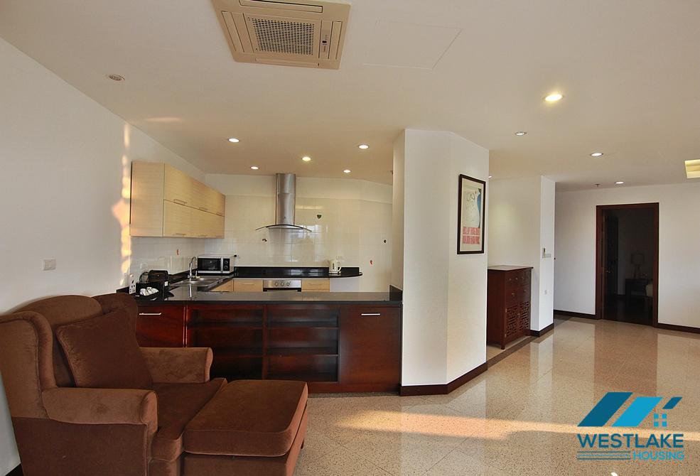 A gorgeous and spacious 03 bedrooms serviced apartment for rent in Dang Thai Mai, Tay Ho, Ha Noi