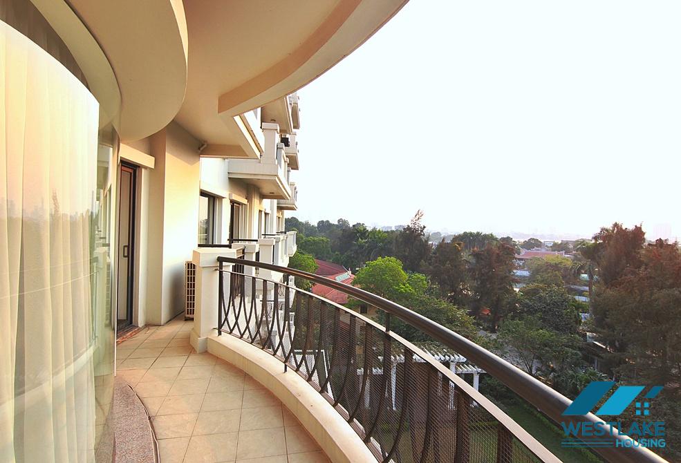 A gorgeous and spacious 03 bedrooms serviced apartment for rent in Dang Thai Mai, Tay Ho, Ha Noi