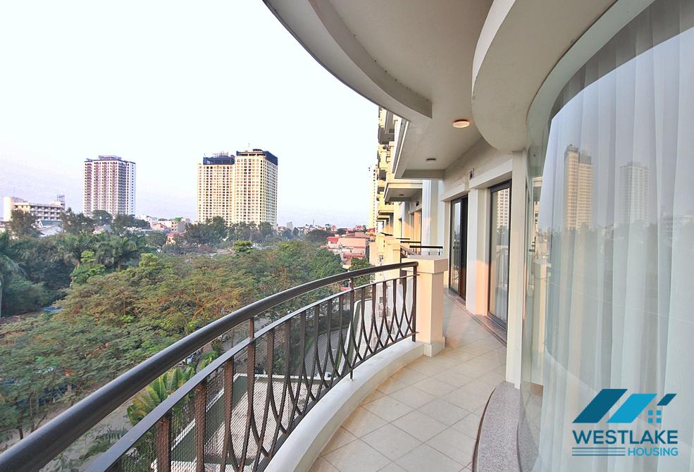 A gorgeous and spacious 03 bedrooms serviced apartment for rent in Dang Thai Mai, Tay Ho, Ha Noi