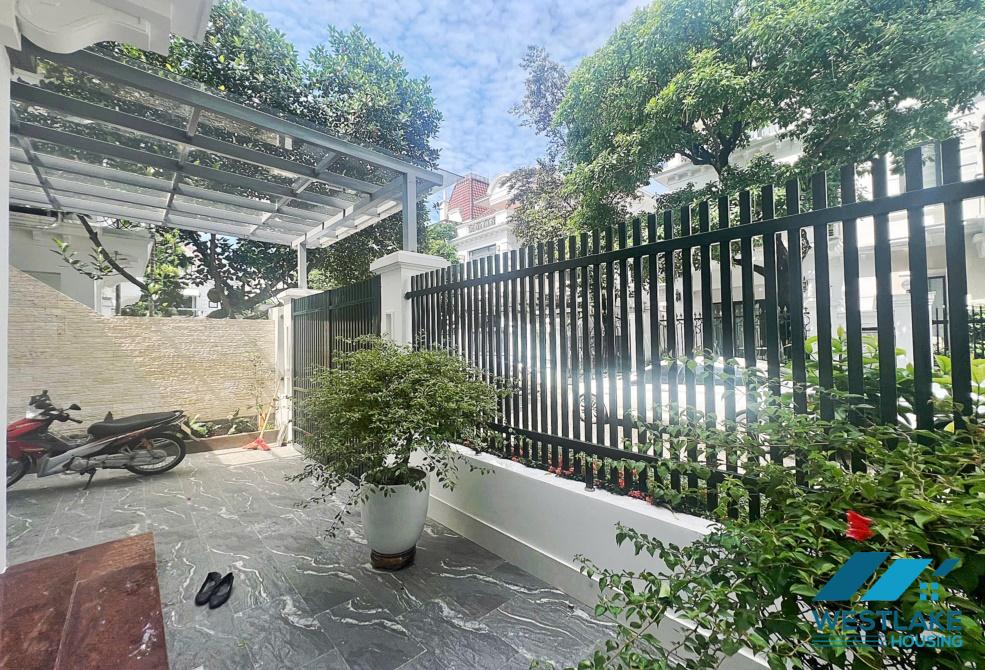 Newly renovated house for rent in Ciputra compound, Tay Ho district, Ha Noi