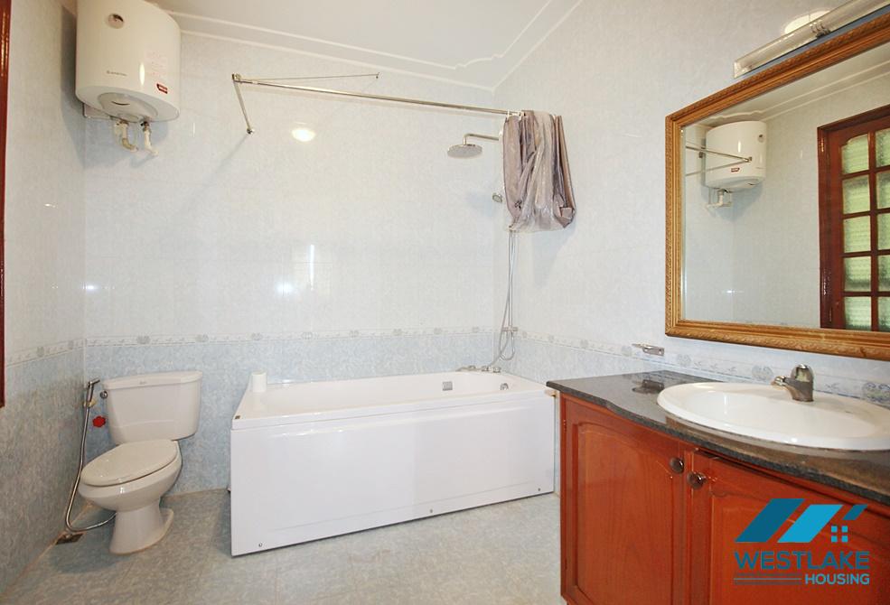 A large unfurnished house for rent in Tay Ho, Ha Noi