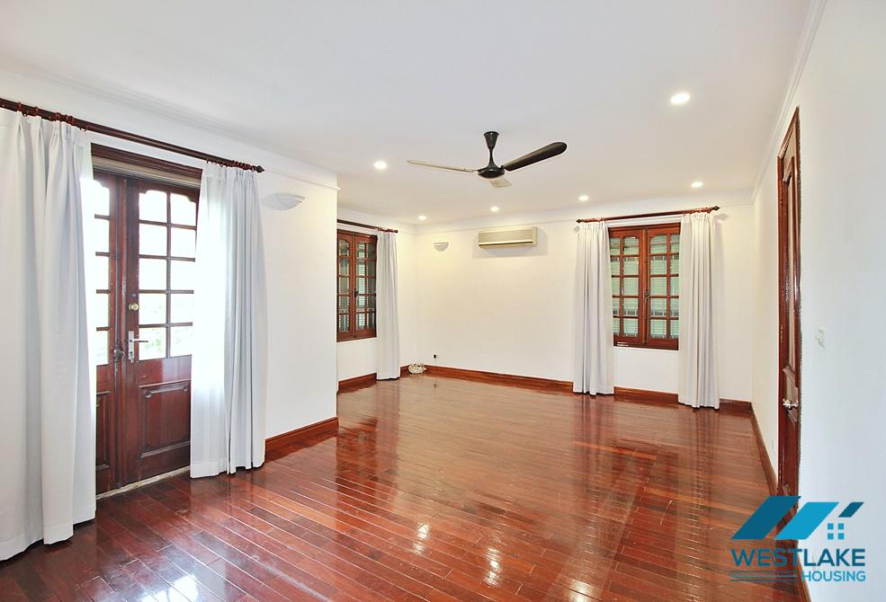 A large unfurnished house for rent in Tay Ho, Ha Noi