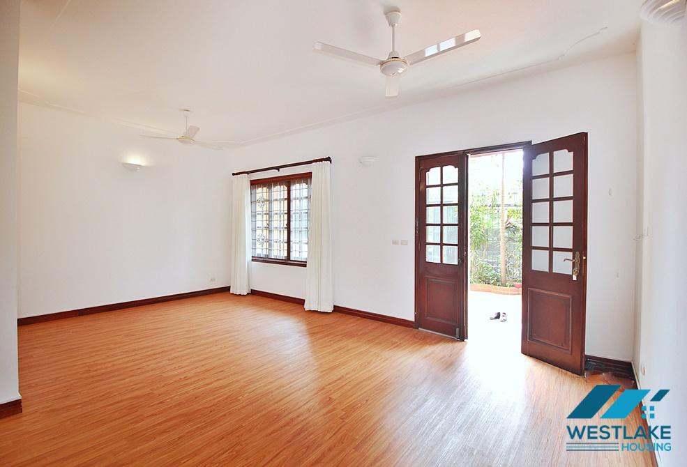 A large unfurnished house for rent in Tay Ho, Ha Noi