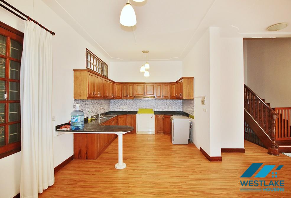 A large unfurnished house for rent in Tay Ho, Ha Noi