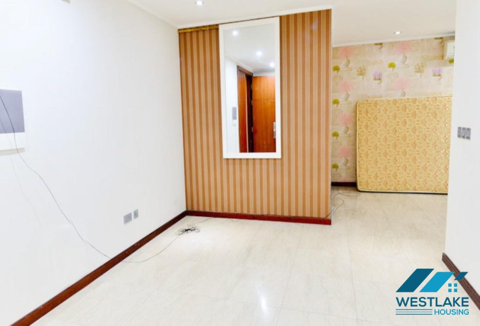 Unfurnished three bedrooms apartment for rent in L building, Ciputra, Tay Ho, Ha Noi