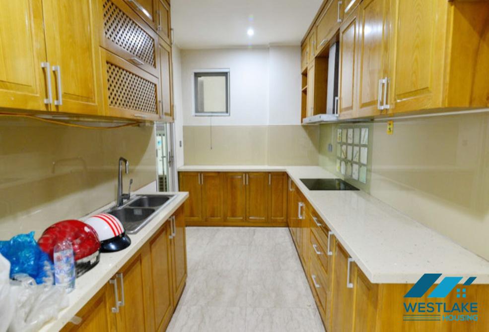 Unfurnished three bedrooms apartment for rent in L building, Ciputra, Tay Ho, Ha Noi