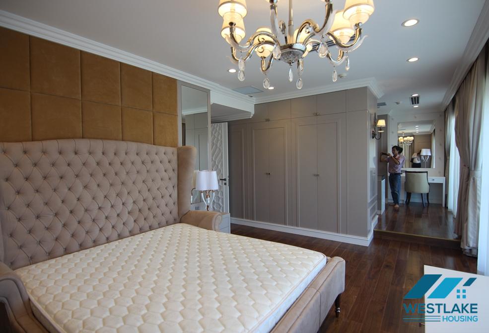 Elegant apartment with 4 bedrooms for rent in L Tower ciputra, Tay Ho area