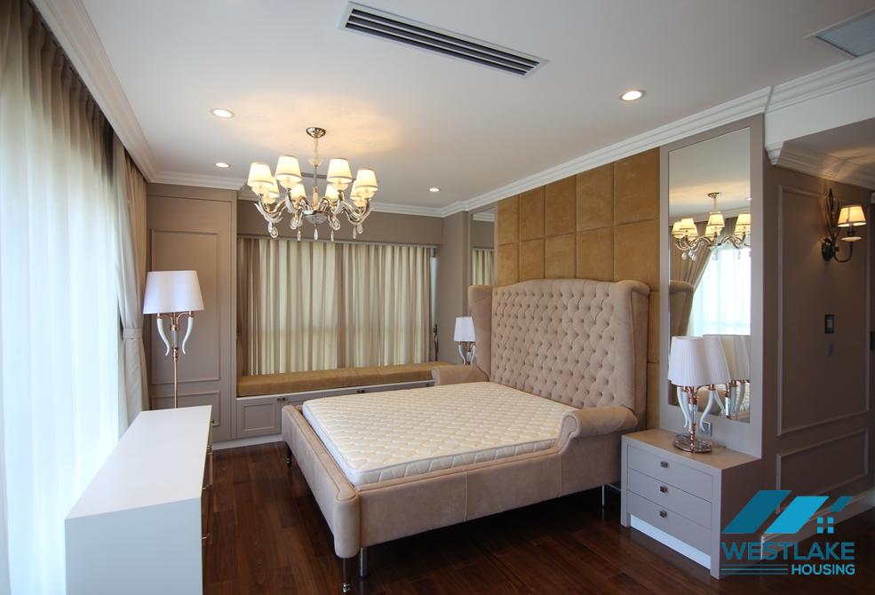 Elegant apartment with 4 bedrooms for rent in L Tower ciputra, Tay Ho area